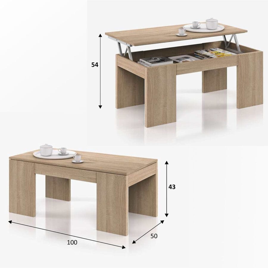 Mesa de Centro Elevable - Slim - Imagen 3