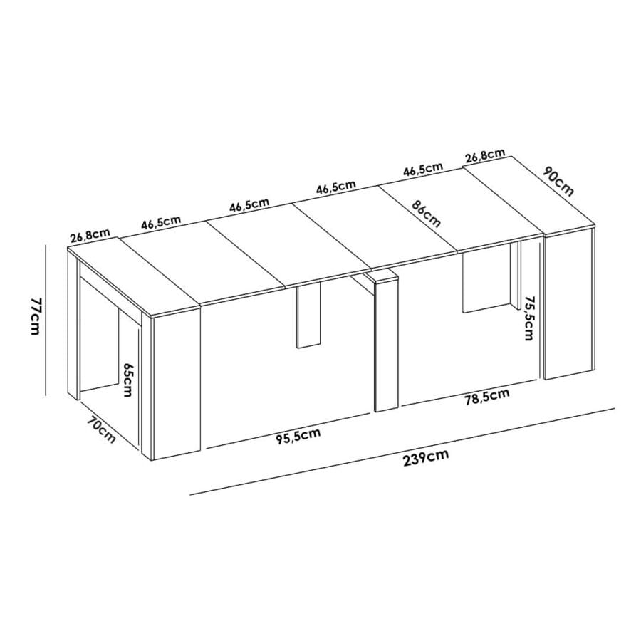 Mesa de Comedor Multifuncional - Kiona - Imagen 14