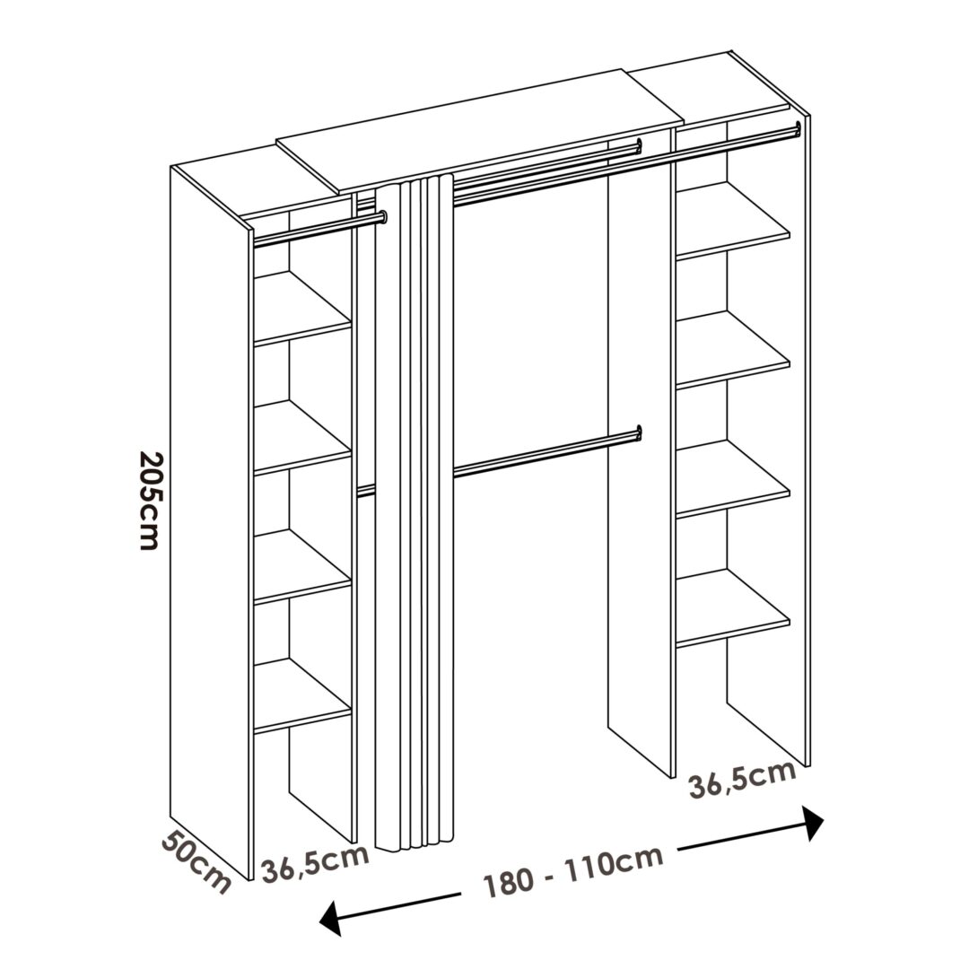 Vestidor Suite - Naturale - Imagen 4