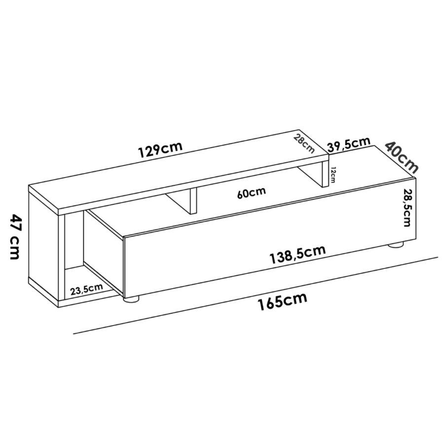 Mueble Bajo de Televisión - Kram - Imagen 6