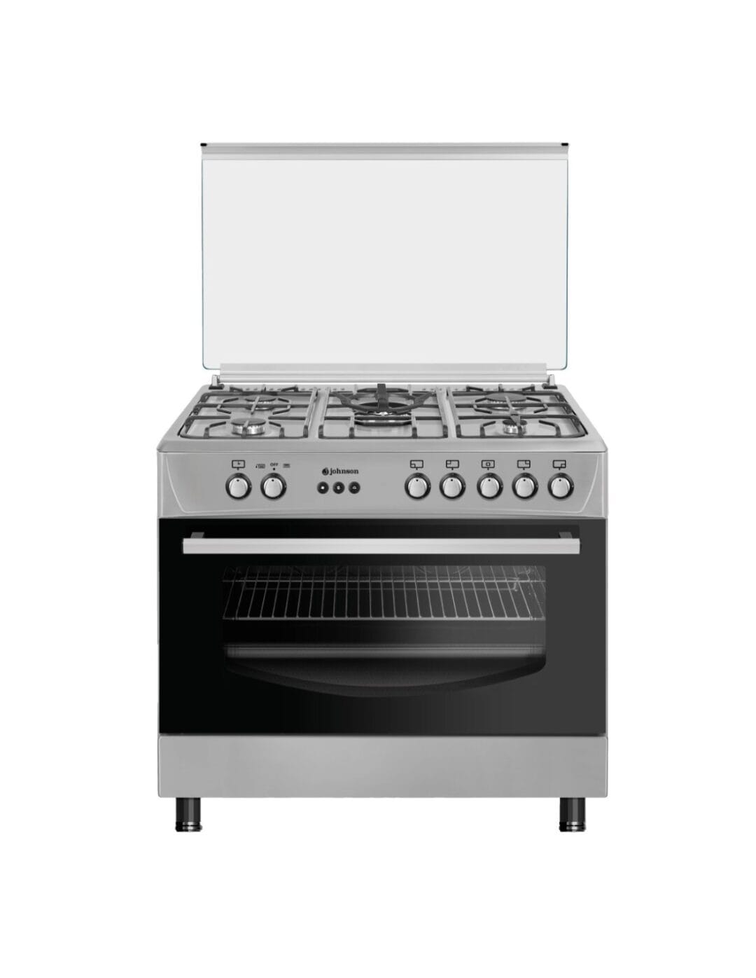 Cocina de Gas con Horno de 90 cm – Inoxidable